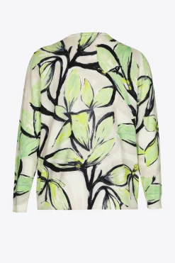 Baumwollgilet mit Blumenmuster