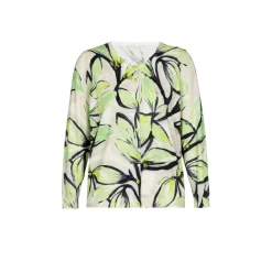 Baumwollgilet mit Blumenmuster