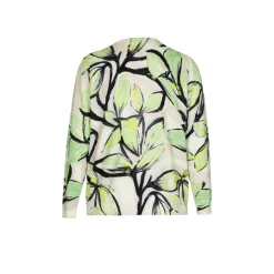 Baumwollgilet mit Blumenmuster