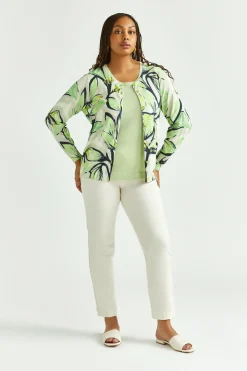 Baumwollpullover mit Lurex