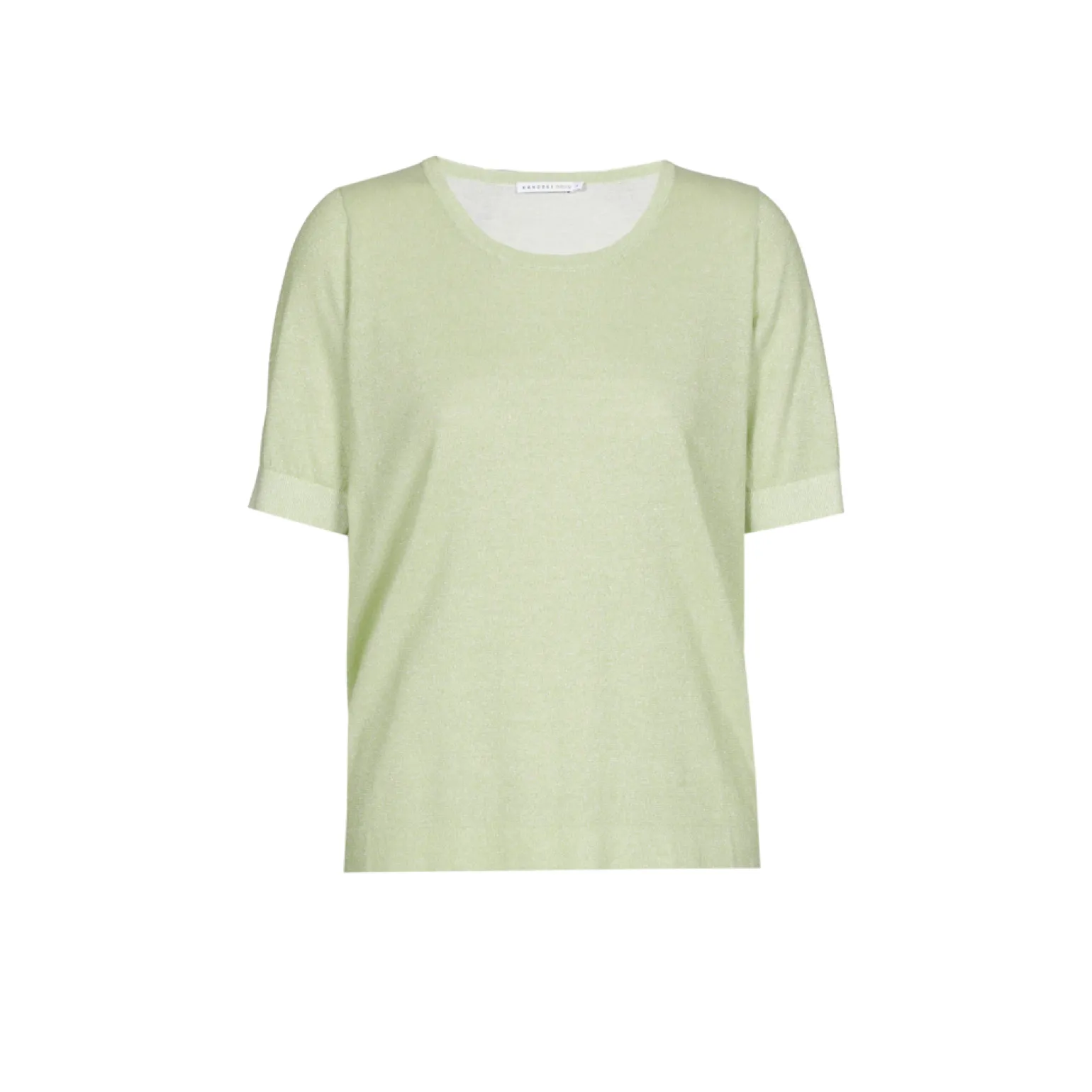 Baumwollpullover mit Lurex
