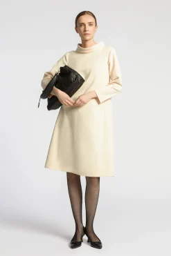 Bequemes Kreppkleid