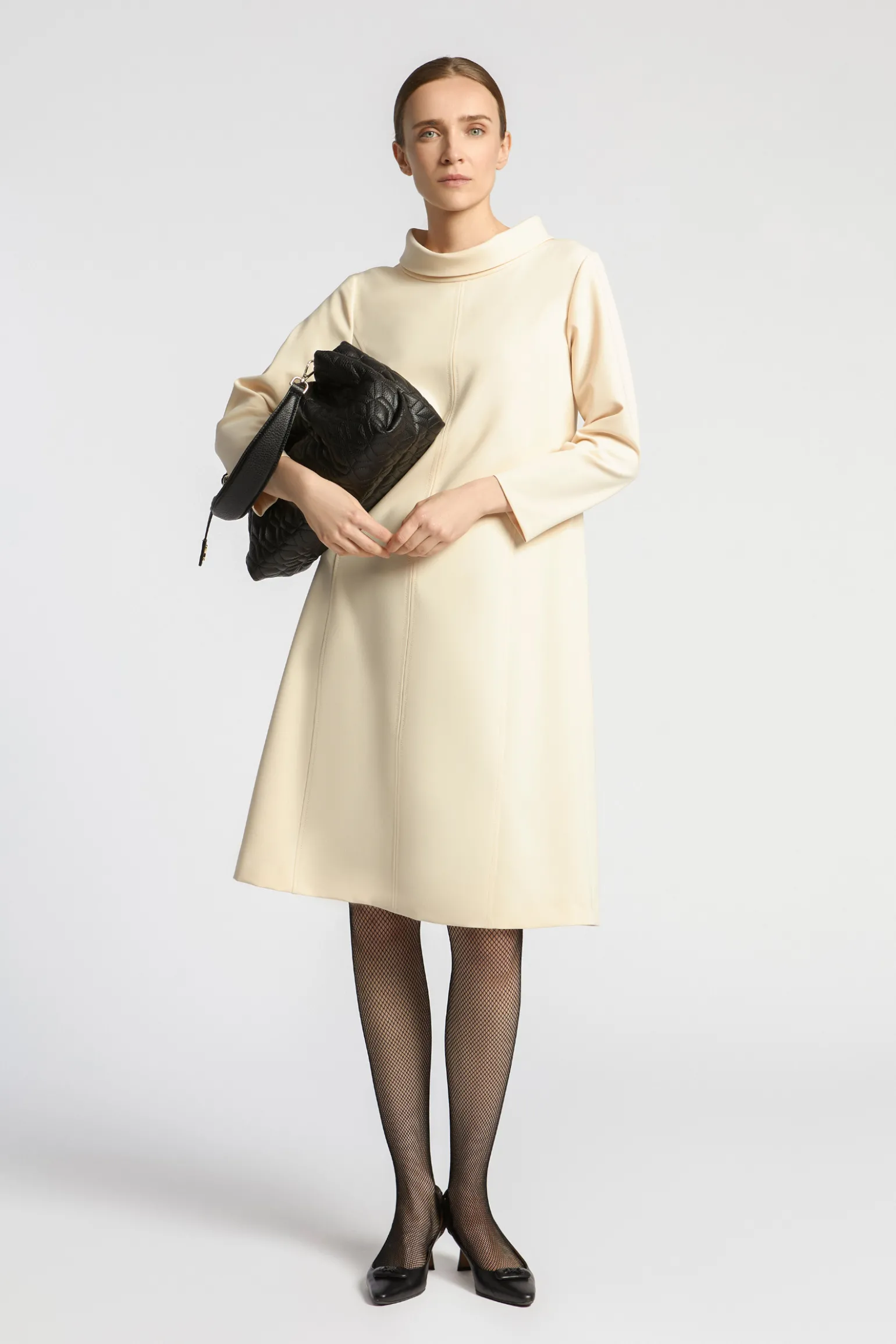 Bequemes Kreppkleid