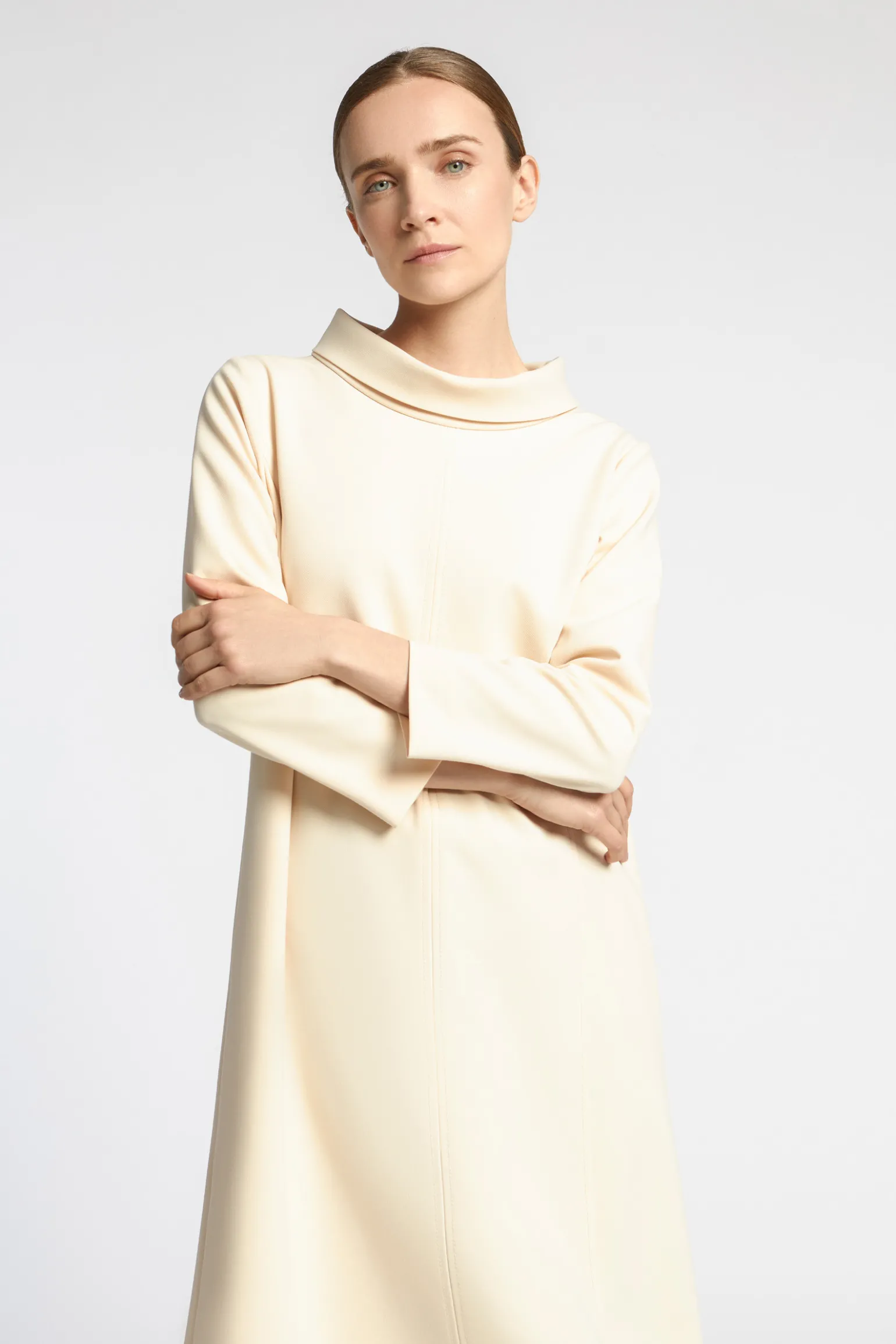 Bequemes Kreppkleid