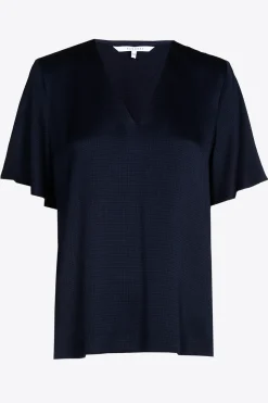 Bluse mit kurzen Ärmeln