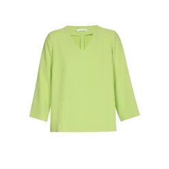 Bluse mit V-Ausschnitt