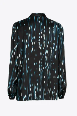 Bluse mit winterlichem Muster