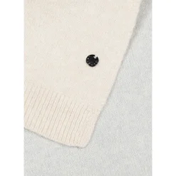 Feinstrickschal mit Farbblockmuster mit Wollanteil