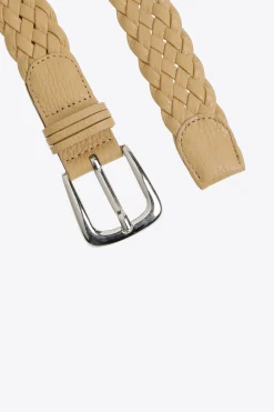 Flechtgürtel aus 100 % Leder