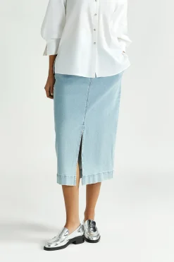 Gerade geschnittener Jeansrock