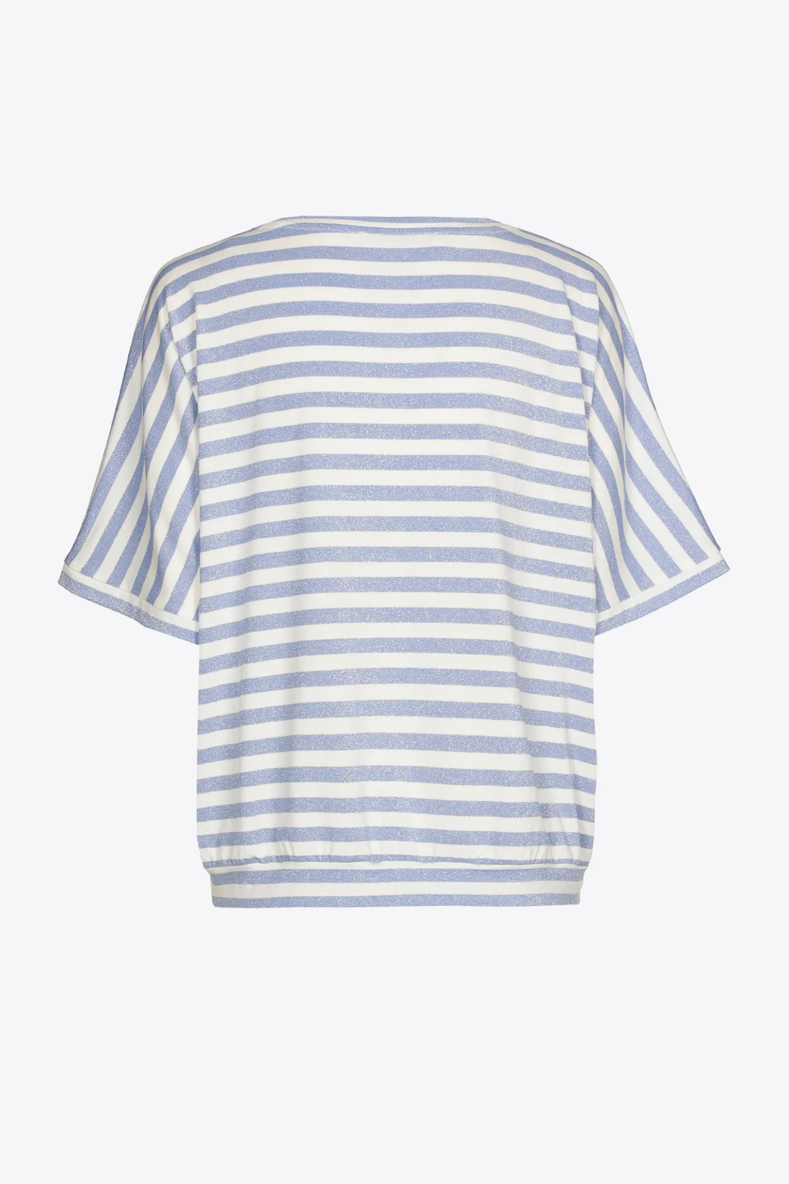 Gestreiftes T-Shirt mit Lurex