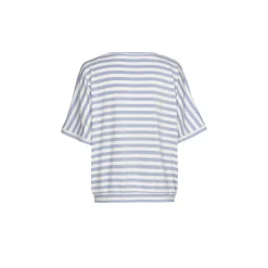 Gestreiftes T-Shirt mit Lurex