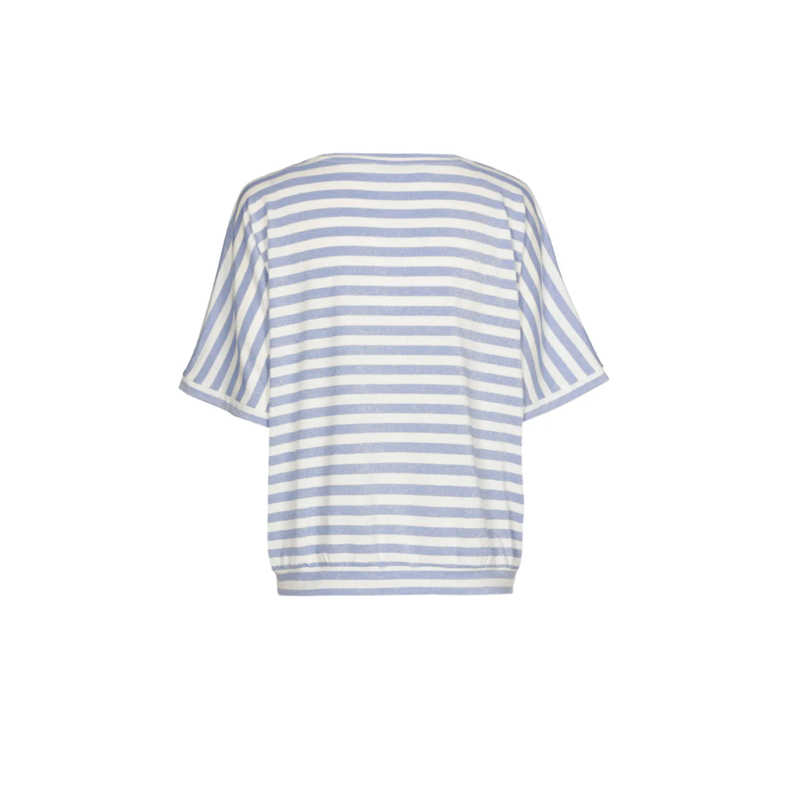 Gestreiftes T-Shirt mit Lurex