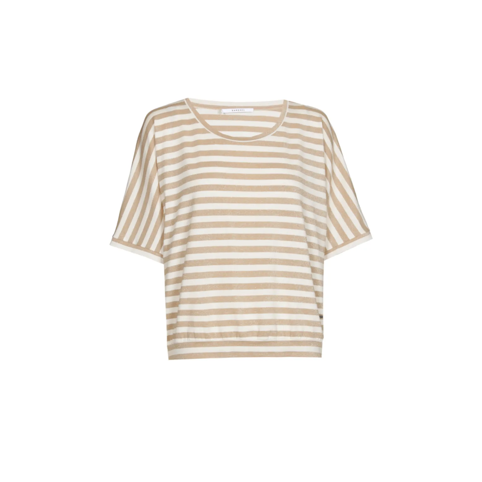 Gestreiftes T-Shirt mit Lurex