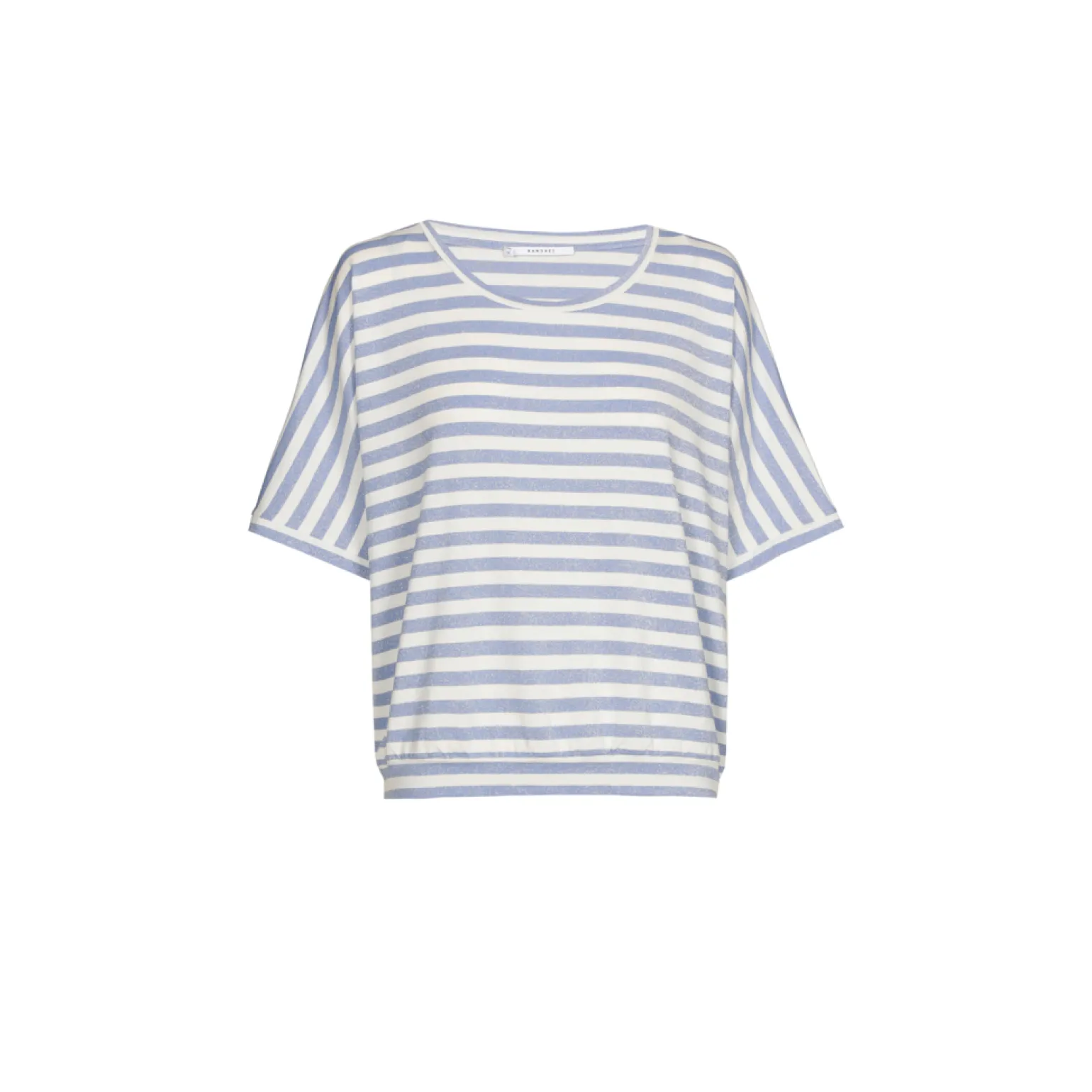 Gestreiftes T-Shirt mit Lurex