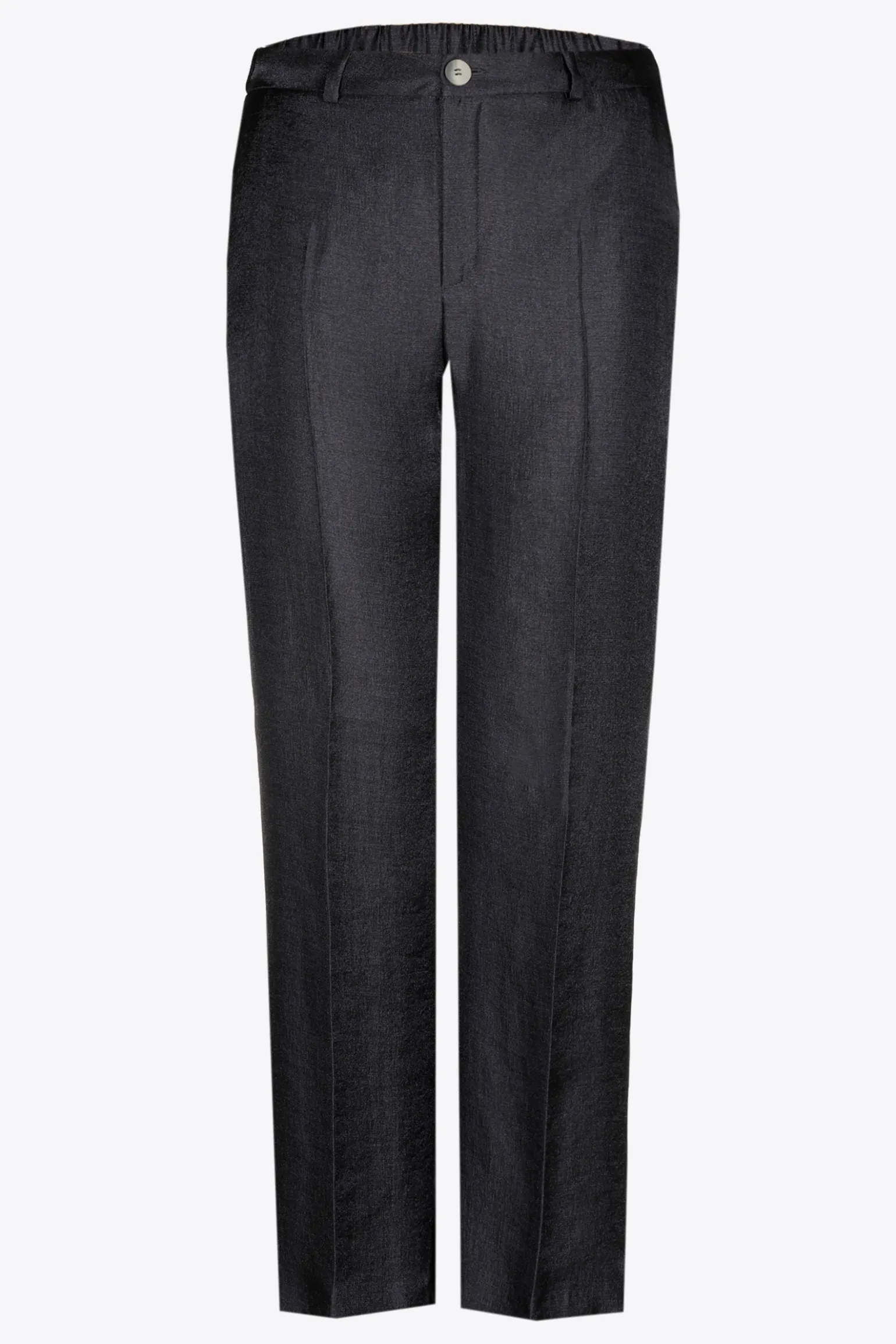 Glänzende Hose mit weitem Bein
