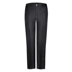 Glänzende Hose mit weitem Bein