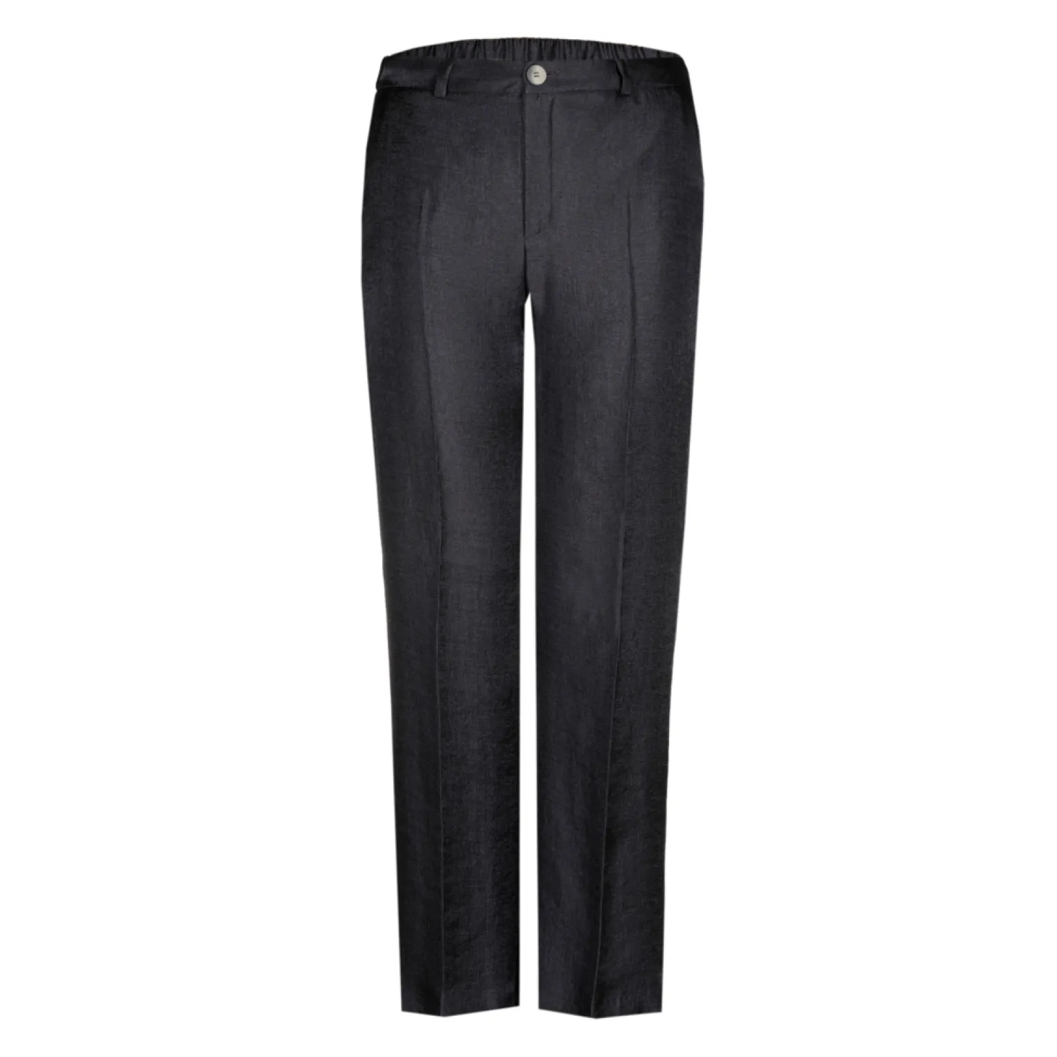 Glänzende Hose mit weitem Bein