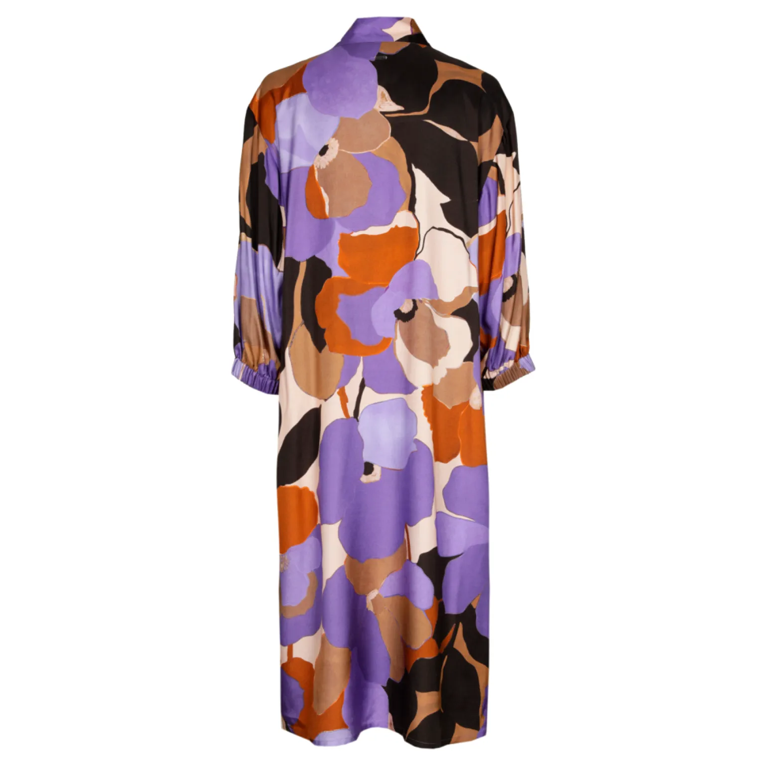 Halblanges Kleid mit Blumenmuster