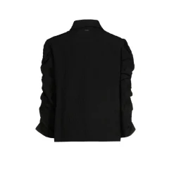 Jacquardbluse mit Blumenmuster