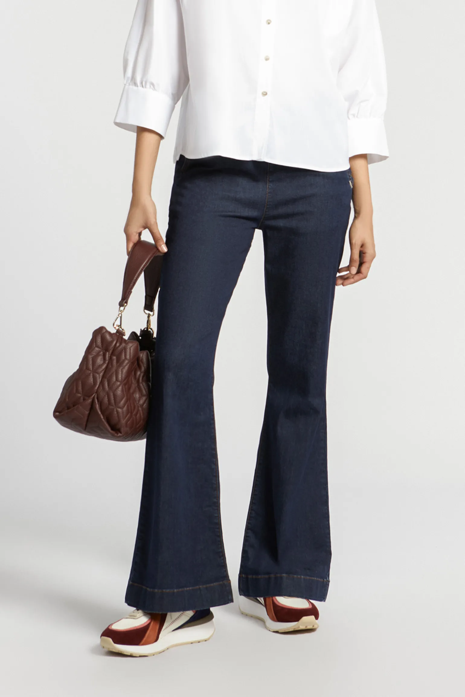Jeans mit weitem Bein