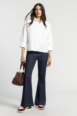 Jeans mit weitem Bein