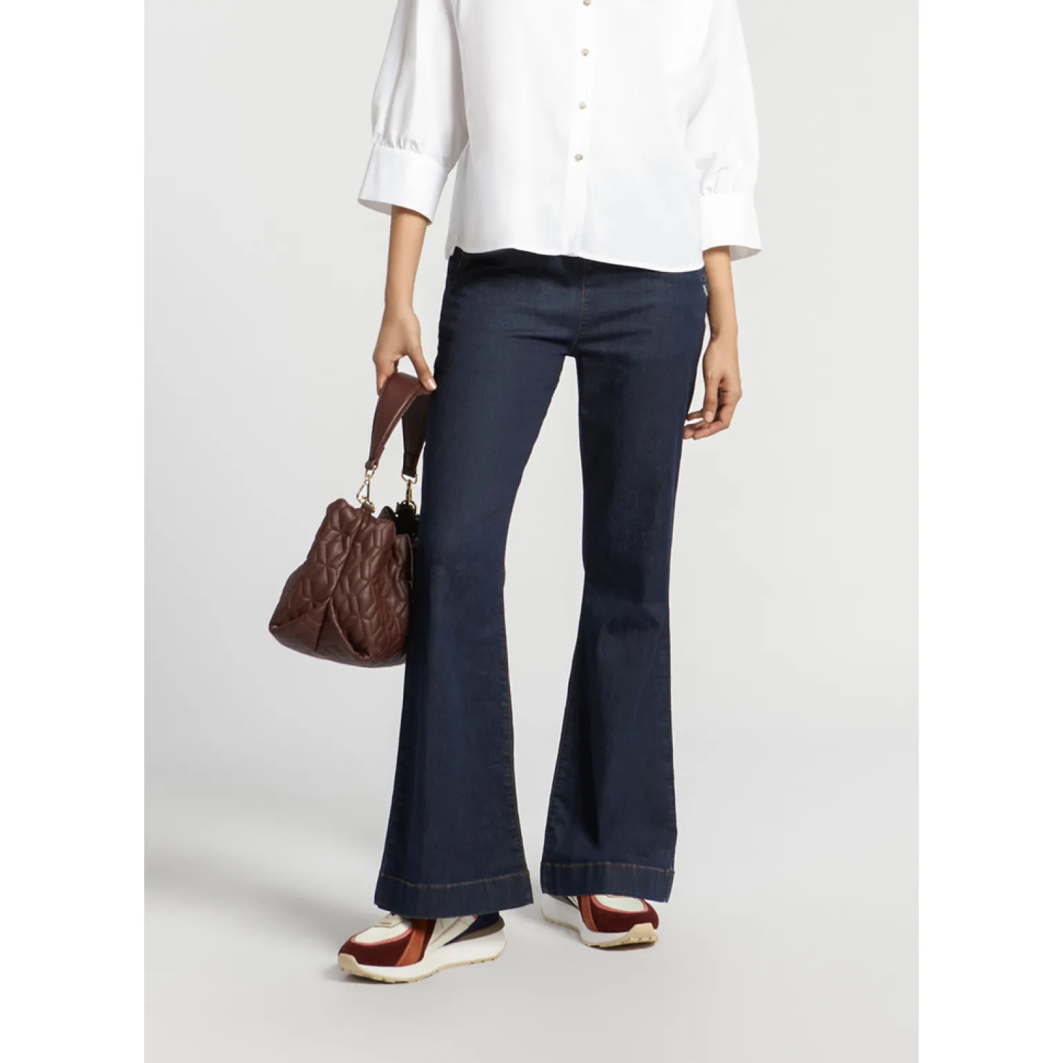 Jeans mit weitem Bein