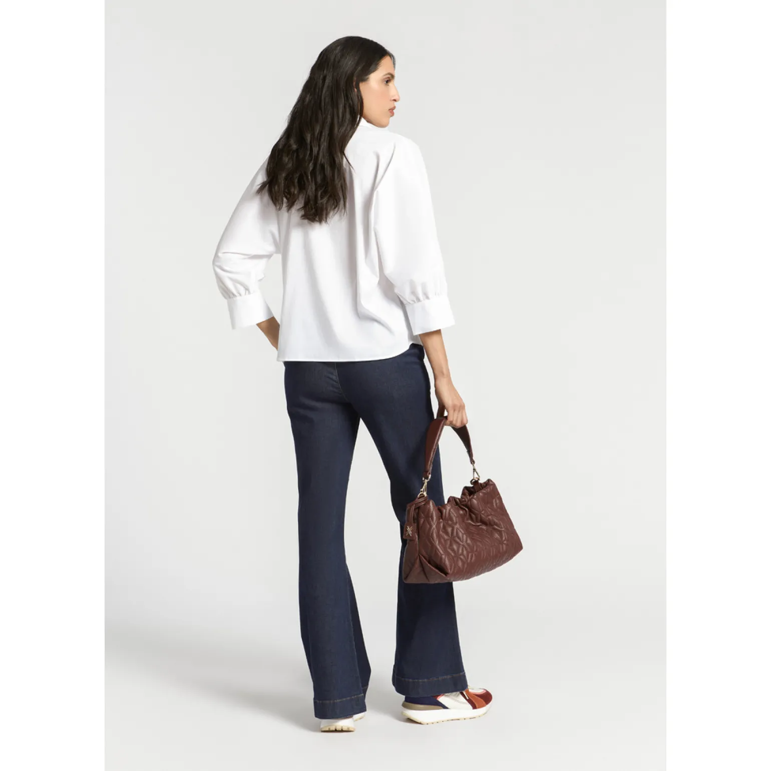 Jeans mit weitem Bein