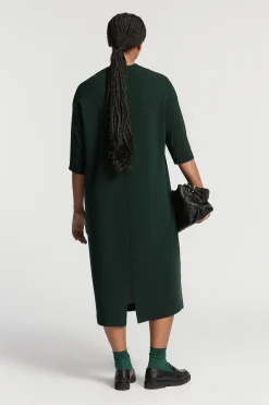 Jerseykleid mit V-Ausschnitt