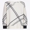 Karierter Pullover aus einem sommerlichen Wollmix