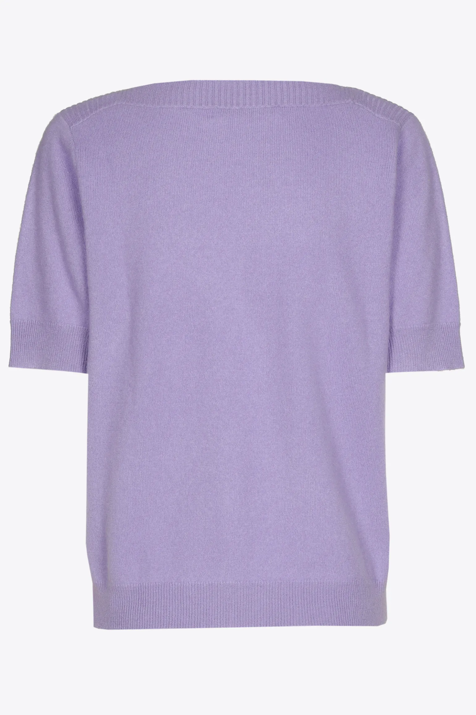 Kaschmirpullover mit kurzen Ärmeln
