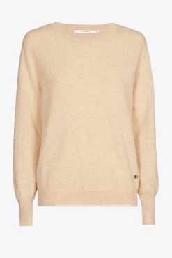 Kaschmirpullover mit Rundhalsausschnitt