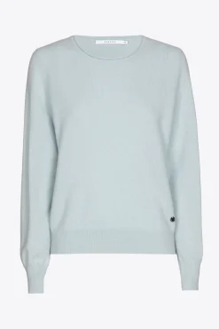 Kaschmirpullover mit Rundhalsausschnitt