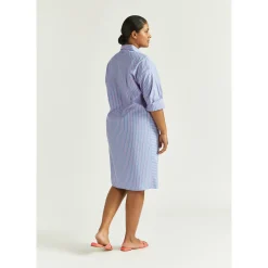 Kleid mit Neonstreifen