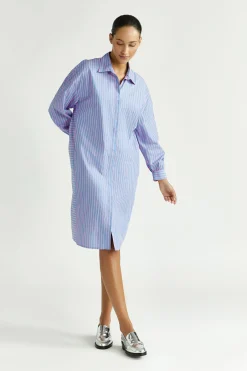 Kleid mit Neonstreifen
