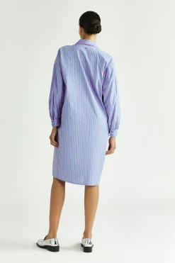 Kleid mit Neonstreifen