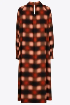 Kleid mit verwaschenem Muster