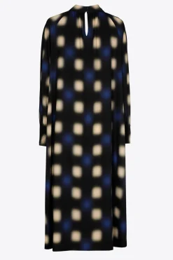 Kleid mit verwaschenem Muster