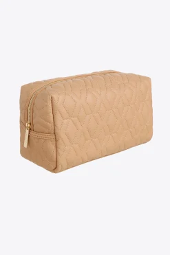 Kulturtasche mit Steppeffekt