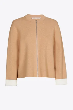 Kurze Jacke mit Reißverschluss
