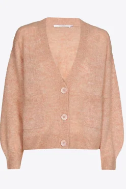 Kurzer Cardigan mit V-Ausschnitt