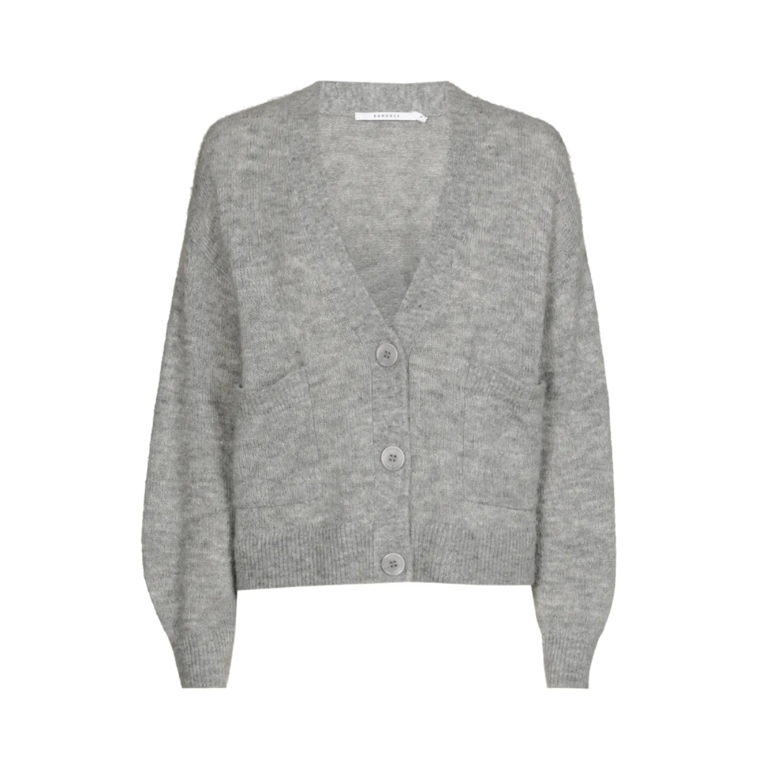 Kurzer Cardigan mit V-Ausschnitt