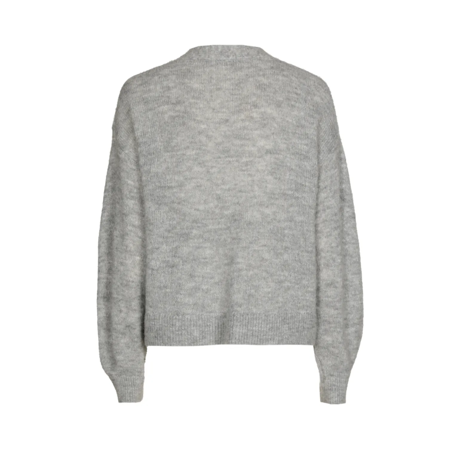 Kurzer Cardigan mit V-Ausschnitt