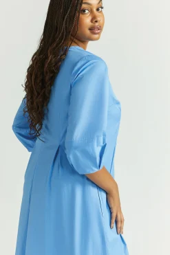 Langes Baumwollkleid