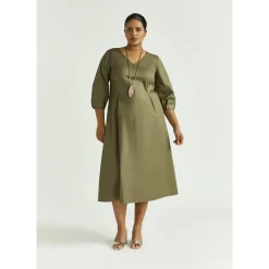 Langes Baumwollkleid