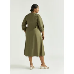 Langes Baumwollkleid