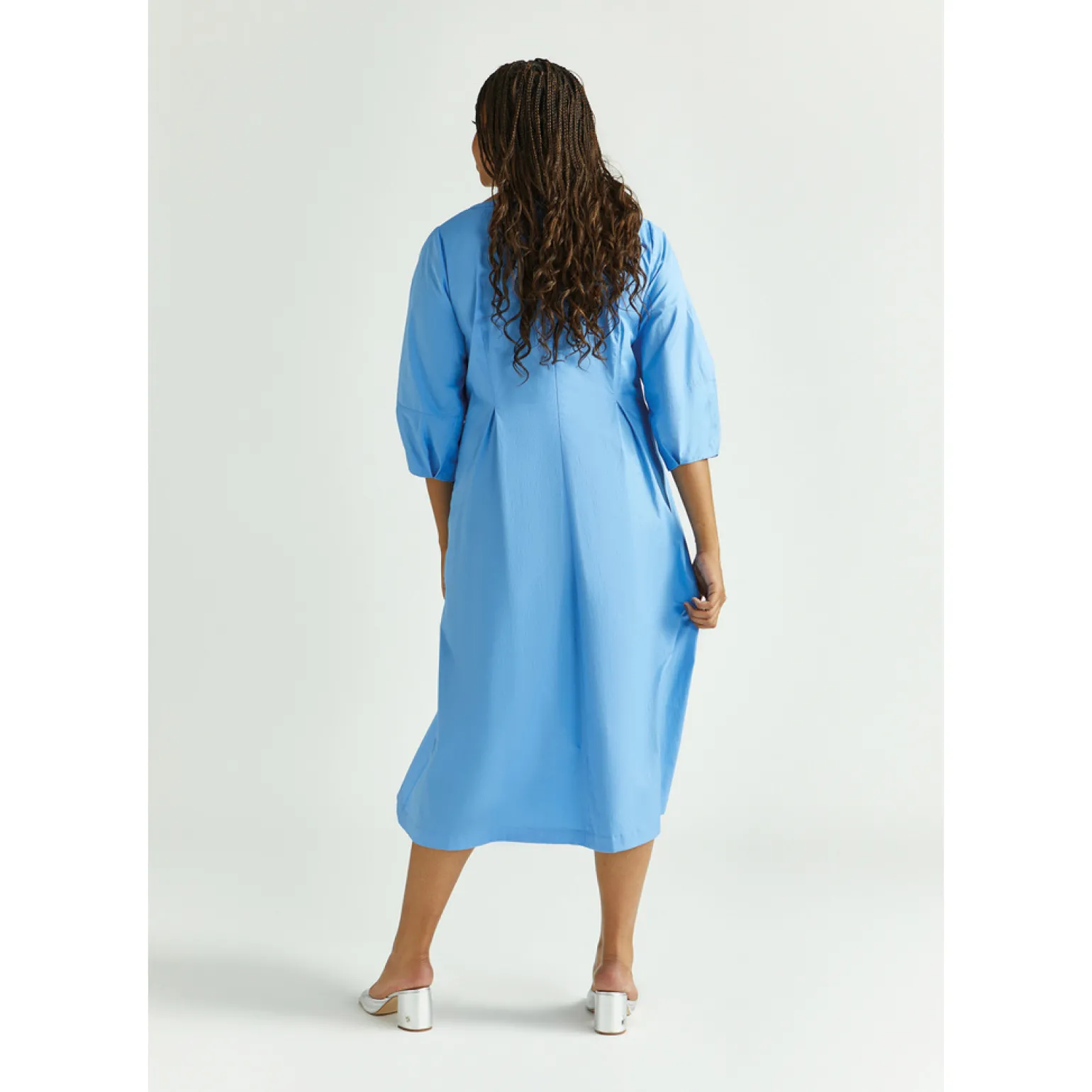 Langes Baumwollkleid