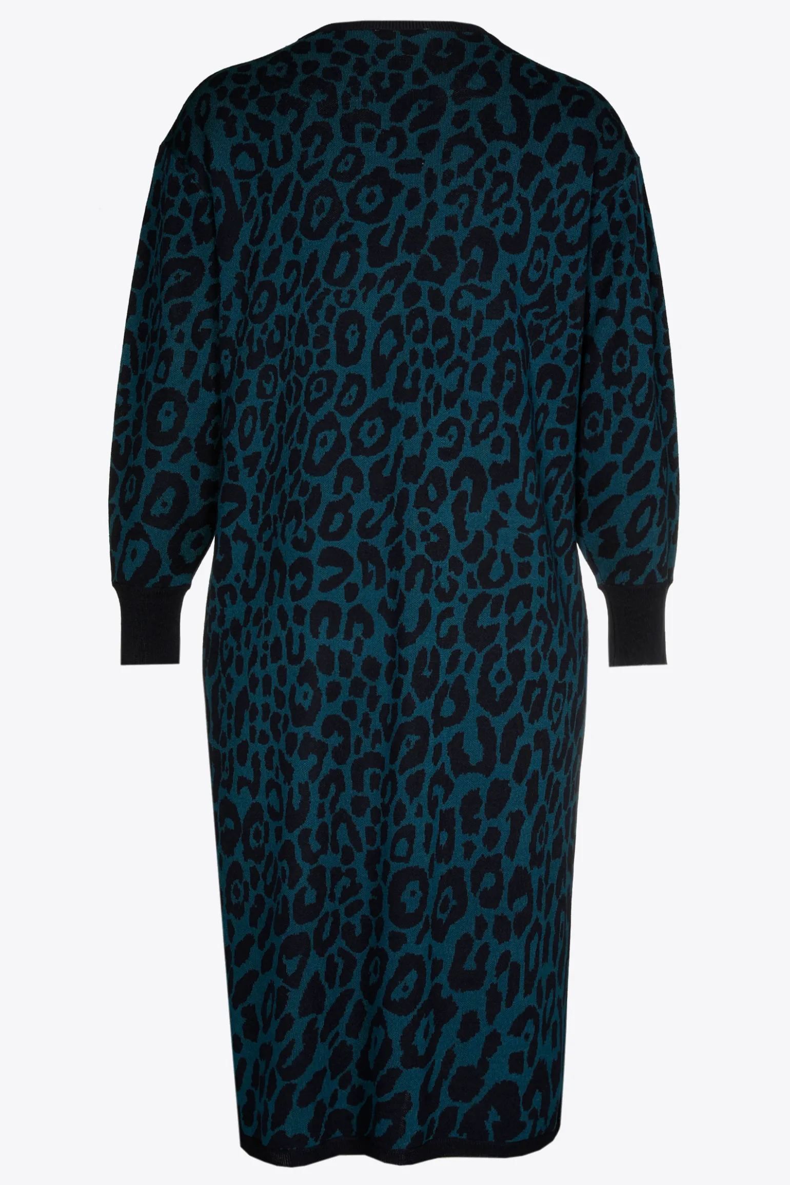 Langes Kleid mit Leopardenmuster