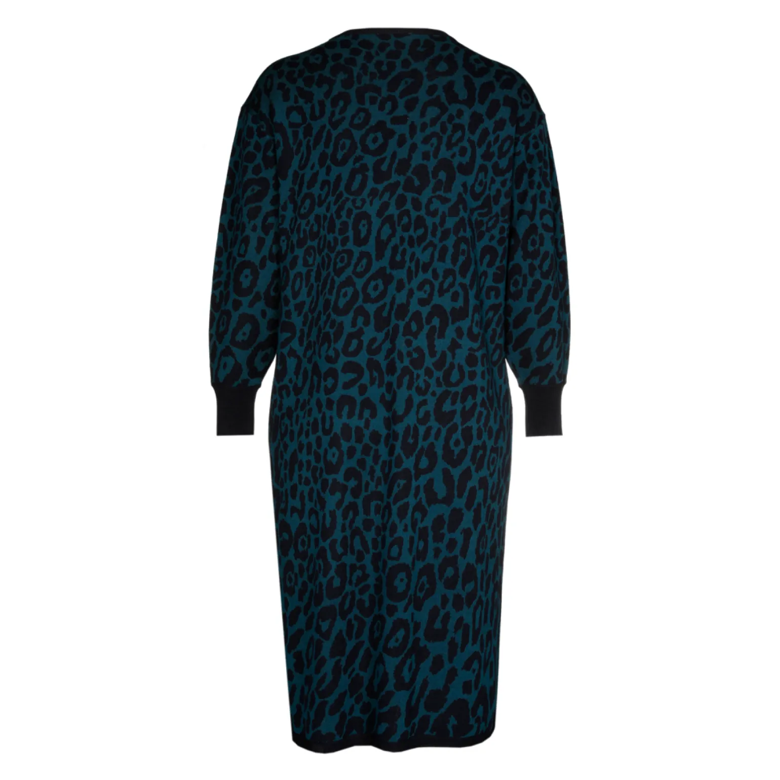Langes Kleid mit Leopardenmuster