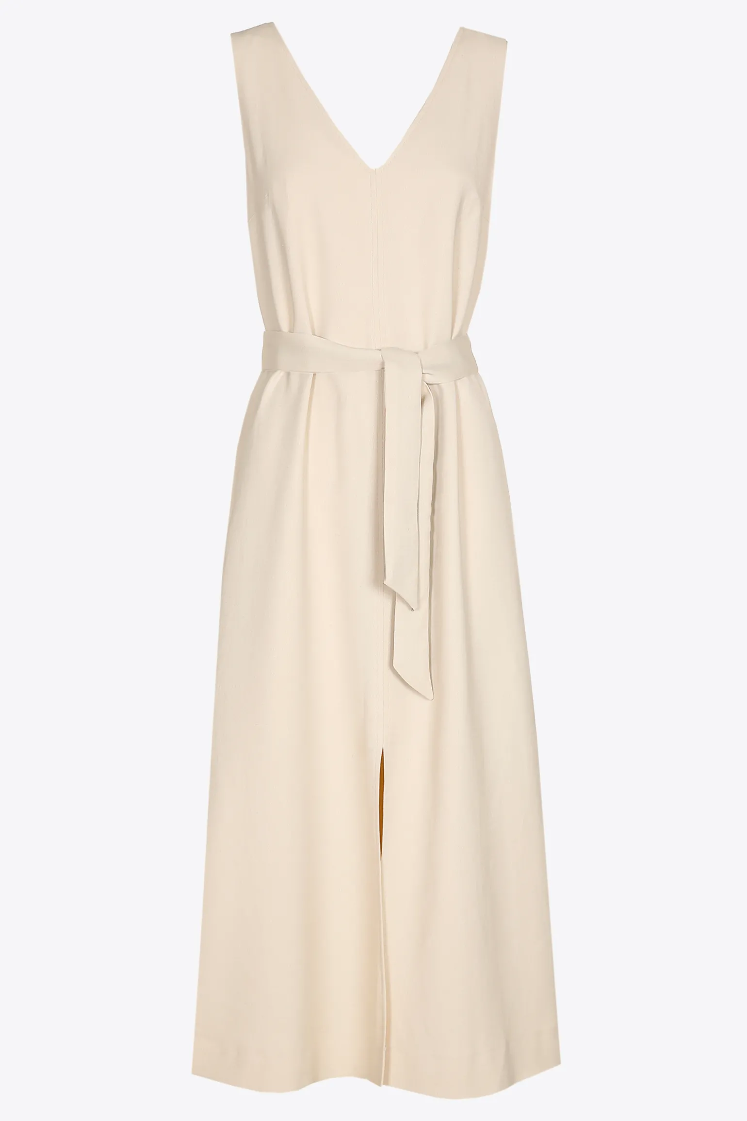 Langes Kleid mit Schlitz